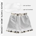 thumbnail image 3 of FORMRS Boys Swim Trunks Quick Dry Mesh Liner Boardshorts Sizes XS-XL, Plaid Deer, 3 of 7