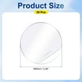 thumbnail image 2 of 30Pcs Double-Sided Adhesive Circle Tape, 2.36"x2.36" Acrylic Sticker, Clear, 2 of 6