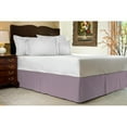 thumbnail image 1 of 100% Egyptian Cotton 1 PCs Box Pleated BedSkirt 21 inches (Lilac,Queen), 1 of 5
