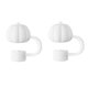 thumbnail image 1 of Ofertas de liquidación de Amvlyk: 2 tapas de calabaza para pajitas, decoración personalizada con forma de calabaza, taza con pajita, 1 of 6