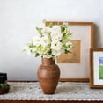 thumbnail image 4 of Artificial Roses, Living Room Decor, Silk Flowers, Table Flowers, Decorative Bouquet, Artificial Roses, Milk White, 4 of 4