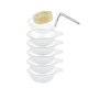 thumbnail image 3 of 14 piezas para acampar al aire libre, utensilios de cocina de alúmina dura, utensilios de cocina, utensilios de PP, platos, , para 5 pe Baoblaze Kits de utensilios de cocina para acampar, 3 of 8