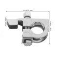 thumbnail image 2 of OUNONA 10pcs Marine Battery Terminals Clamp Grey Secure Connection for Vehicle Owners, 2 of 6