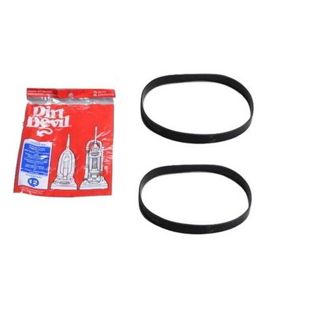Dirt Devil / Royal Upright Style 12 Flat Belts 2 Pk Part 3910355001
