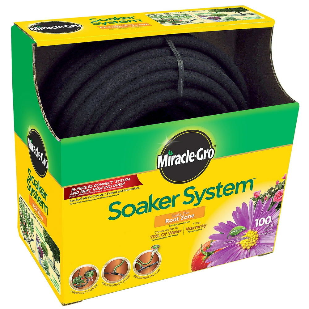 Miracle Gro MGSPAK38100CC 3/8" X 100' MiracleGro Soaker System