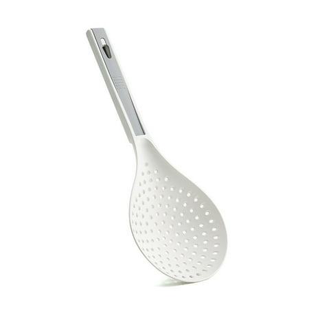

2 in 1 Plastic Multifunctional Cooking Spoons Strainer Scoop Long Handle Colander with Clip Slotted Pasta Spoon 2 Usages