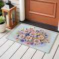 thumbnail image 4 of 2x3 Ft Entryway Area Rug, Watercolor Daisy Kitchen Rug Runner Washable Floor Mat, Rustic Spring Botanical Flowers Floral Non Slip Indoor Door Mat Throw Carpet for Bathroom Living Room Bedroom, 4 of 8