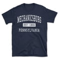 thumbnail image 1 of Mechanicsburg Pennsylvania Classic Established Men's Cotton T-Shirt, 1 of 1