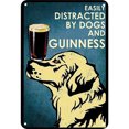thumbnail image 1 of Placa Metal Vintage para Perro Pintura Hierro Rectangular Bar El 30x40cm, 1 of 9