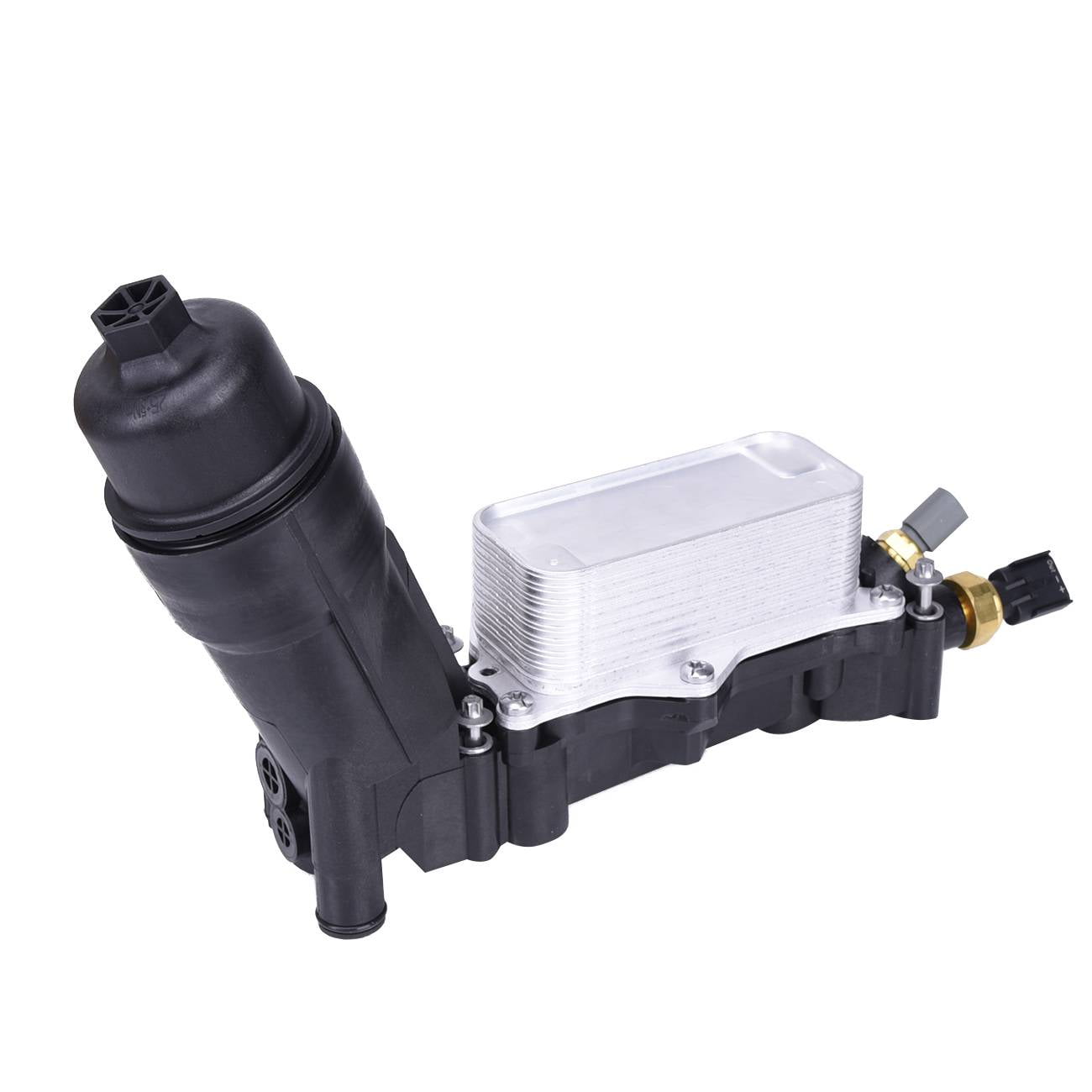 Bapmic 68105583AF Engine Oil Cooler Filter Housing Adapter Compatible with Dodge Chrysler 200 300 14-17 Jeep Wrangler