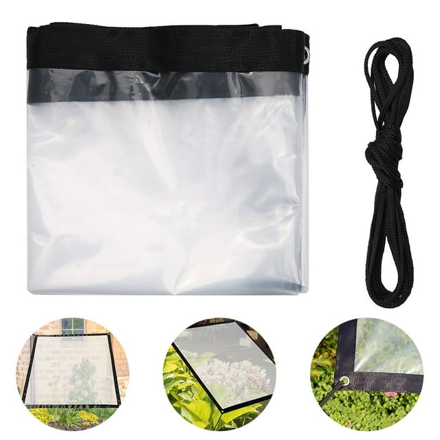 1 Paquet de Bâche Transparente Imperméable pour Serre, Bâche Transparente Imperméable, Résistance au Gel Chaud, Protection des Plantes