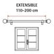 thumbnail image 4 of Cortinero Stor Planet 110-200 cm Bronce, 4 of 4