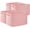 Pink, variant on 4 Pack Storage Baskets for Organizing, Cube Storage Bins for Shelves, Rectangle Storage Baskets With Handles, Woven Baskets for Storage, 12.7''Lx9''Wx7.8''H, Pink