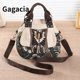 thumbnail image 2 of Bolso de hombro Liuwei GAGACIA de lona estilo chino para mujer, 2 of 5