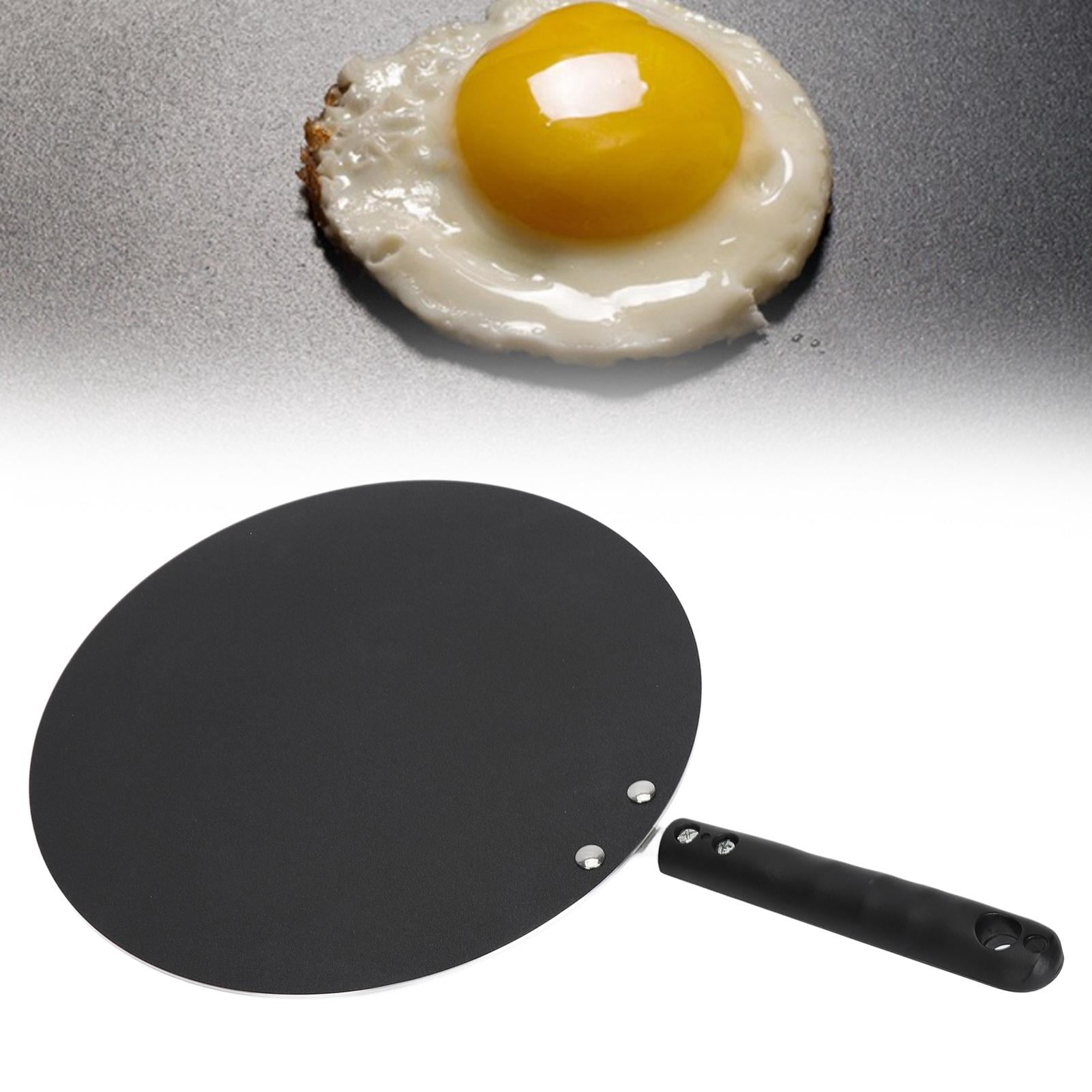 BIMZUC Aluminum Nonstick Crepe & Pancake Griddle Pan – 12.6” Round, High Edge, Gas Stove Friendly, Multi‑Use Breakfast & Pizza Pan