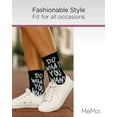 thumbnail image 5 of MeMoi Women's Do What You Want Cotton Blend Crew Socks - Mens - Male, 5 of 7