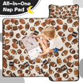 thumbnail image 4 of Beige Footballs and Numbers Pattern Toddler Nap Mats for Kids Preschool,Sleeping Mat Bag or Kids,Toddler Sleeping Bag,Toddler Nap Mat or Daycare, 4 of 6