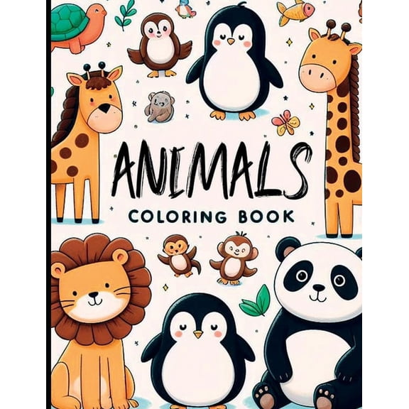 Animals Coloring Book: Filled with lovely and amusing illustrations., (Paperback)