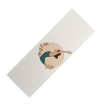 Society6 The Optimist Keep On Breathing (6mm) 24" x 70" Yoga Mat