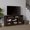 Brown, variant on Gray Wash TV Stand for TVs up to 65 with Glass Doors and Adjustable Shelves, 58.25W MDF Entertainment Console with Cable Management