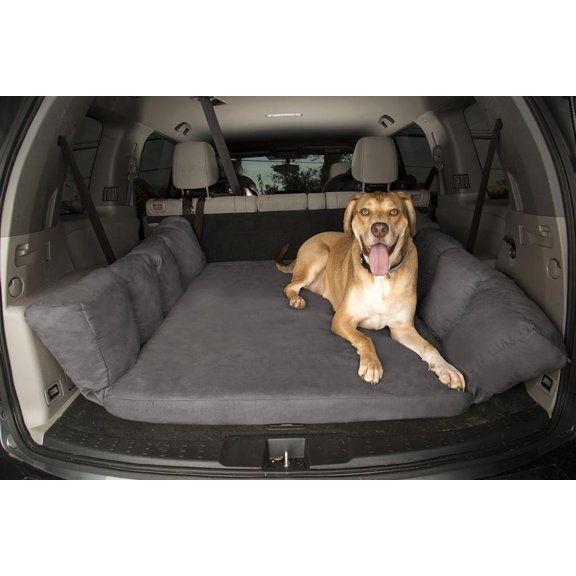 Backseat Barker: SUV Edition (Orthopedic Shock-Absorbing Big Barker Dog Bed for Back of Sport Utility Vehicles)