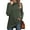 #1 Army Green, variant on Sweaters for Women Long Sleeve Pullover Casual Fall Tunic Tops Turtleneck Lightweight Soft Sweaters Side Split Loose Winter Clothes