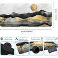 thumbnail image 4 of Desk Mat, Extended Gaming Mouse Pad (35.4x15.7 in), Large Non-Slip Rubber Base Mousepad with Stitched Edges, Waterproof Keyboard Mouse Mat Desk Pad for Work, Game, Office, Home - Sunset, 4 of 7