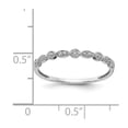 thumbnail image 3 of Real 14kt White Gold Diamond Fancy Band Size: 6; for Adults and Teens; for Women and Men, 3 of 3
