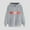 Gray, variant on FamilyThread Womens Pullover Hoodie Versatile Long Sleeve Sweatshirts Heart Graphic Casual Tunic Tops Kangaroo Pocket Shirts