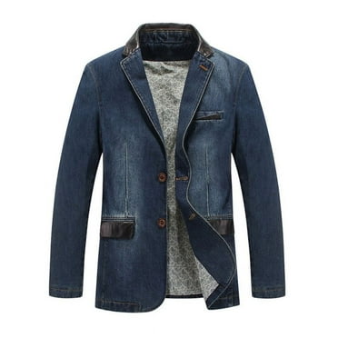 Men's Casual Denim Suit Jacket