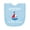 AE-Light Blue, variant on Inktastic Baby Boy New to the Crew Sailboat Newborn Bib