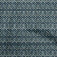 thumbnail image 1 of oneOone Georgette Viscose Blue Fabric Asian Kilim Quilting Supplies Print Sewing Fabric By The Yard 42 Inch Wide, 1 of 5