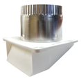 thumbnail image 1 of LAMBRO(R) Lambro 143WTP 4 pulgadas. Ventilación debajo del alero de plástico blanco con amortiguador climático y tubo de escape, 1 of 1