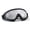 Silver, variant on Opvise Dog Goggles with Adjustable Straps UV Protection Windproof Anti-Fog Dustproof Dog Sunglasses Outdoor Riding Driving Puppy Glasses for Small to Medium Breed Dog Silver