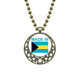 thumbnail image 1 of Realizado en Bahamas país amor Colgante Estrella Collar Luna Cadena Joyas Unbranded M, 1 of 3