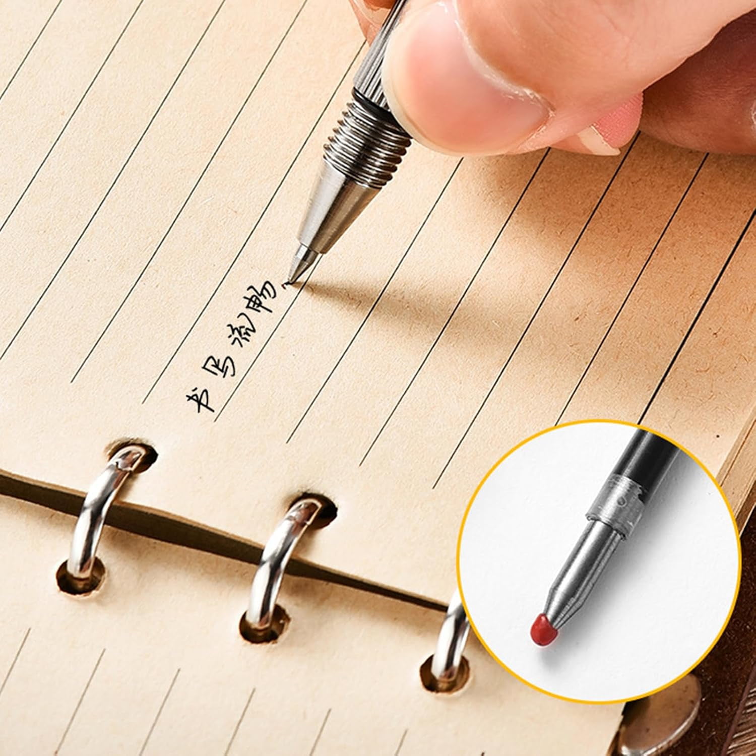 CATPAN Titanium Mini Ballpoint Pen EDC Pocket Pen 3.43" (Grey)