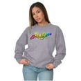 thumbnail image 4 of XOMG POP Brooklynn Sunshine Star Women Crewneck Sweatshirt Brisco Brands S, 4 of 6