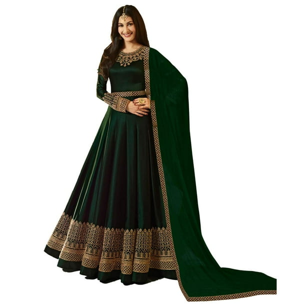 Sea slug fracture Slippery Indian Party wear Designer Women's Fox Georgette Anarkali Gown Semi-Stitched Dress - Walmart.com Sea slug fracture Slippery Indian Party wear Designer Women's Fox Georgette Anarkali Gown Semi-Stitched Dress - Walmart.com