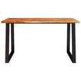 thumbnail image 2 of vidaXL Dining Table with Live Edge 140x80x75 cm Solid Wood Acacia, 2 of 5