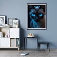 thumbnail image 7 of Diamond Art Kits for Adults - 5d Blue Eyed Cat Portrait Dark Background Diamond Painting for Adults, Diamond Art for Adults Beginners, Diamond Painting Kits for Adults for Home Wall Decor, 7 of 7