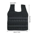 HGFTDIUT Workout Weighted Vest For Women Men Adjustable Weight 22/66