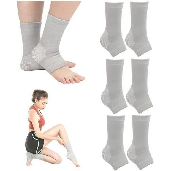 OneCompression Women's Bamboo Ankle Socks (3 Pairs, XL)