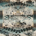thumbnail image 4 of SAFAVIEH Baldwin Haywood Traditional Southwestern Area Rug, Ivory/Teal, 9' x 12', 4 of 5