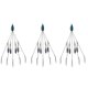 thumbnail image 1 of 3X Aparejos de Paraguas de para Pesca de Pescadores de Bajo, Kit de Aparejos de SeñUelos de Natación de Pesca de Agua Dulce, Azul, 1 of 5