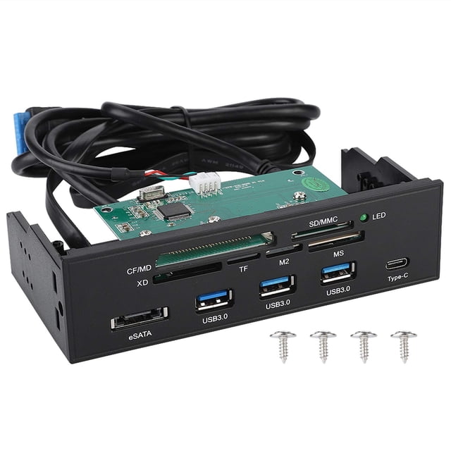 Lector de tarjetas interno Lazmin Media Dashboard de 5,25 pulgadas