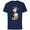 Navy, variant on Disney Minnie Mouse Pastel Spring Retro with Easter Basket - Short Sleeve Cotton T-Shirt for Adults - Customized-Black