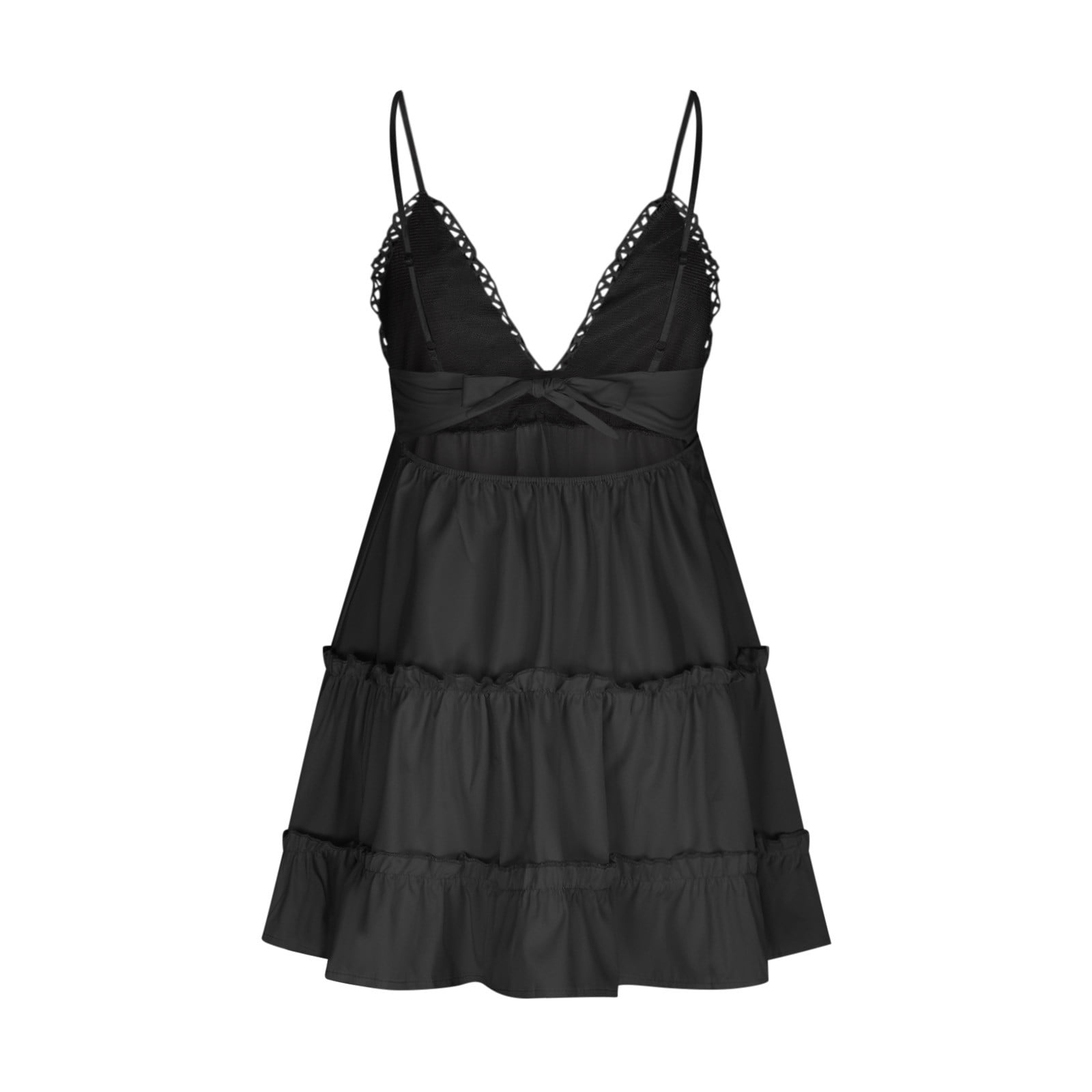 aje melrose dress black Pandorea Layered Maxi Dress | Black main image 0