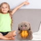 thumbnail image 5 of XIANXIAN - Muñeco relajante popular para dormir que respira y emite sonidos, conejo que respira, juguete para bebé, educación temprana, 5 of 8