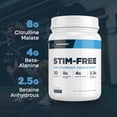 thumbnail image 4 of Transparent Labs Stim-Free Pre-Workout - Caffeine & Stim Free Pre Workout Powder for Men and Women with Beta Alanine Powder, Citrulline Malate, & elevATP - 30 Servings, Tropical Punch, 4 of 5