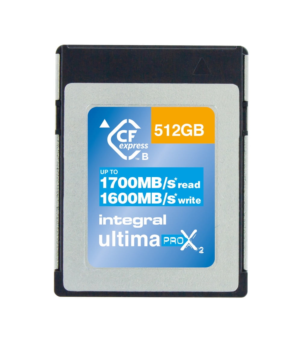 512GB Integral Ultima Pro X2 CFexpress Cinematic Memory Card